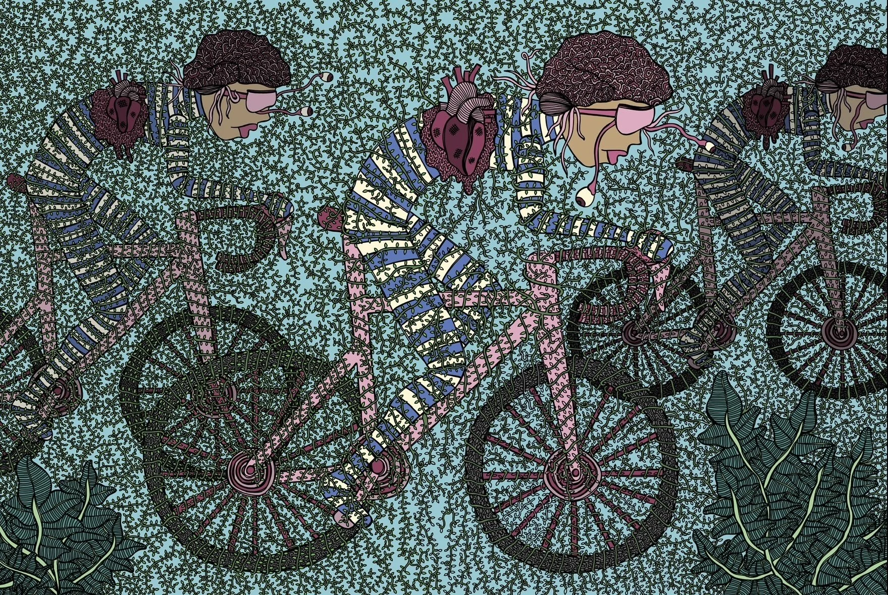 cyclists go bonk