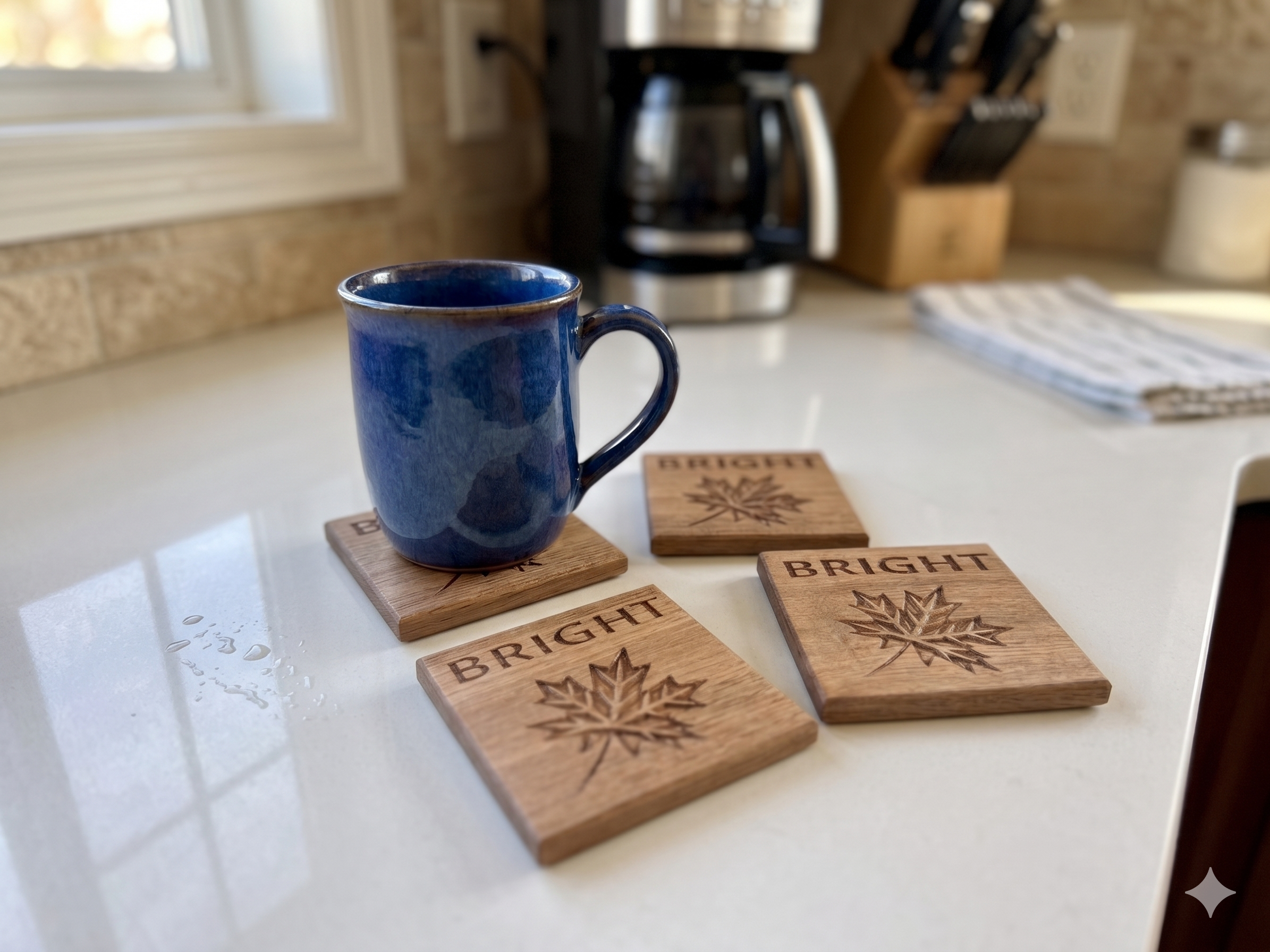 Coasters (set of 4) - 19mm