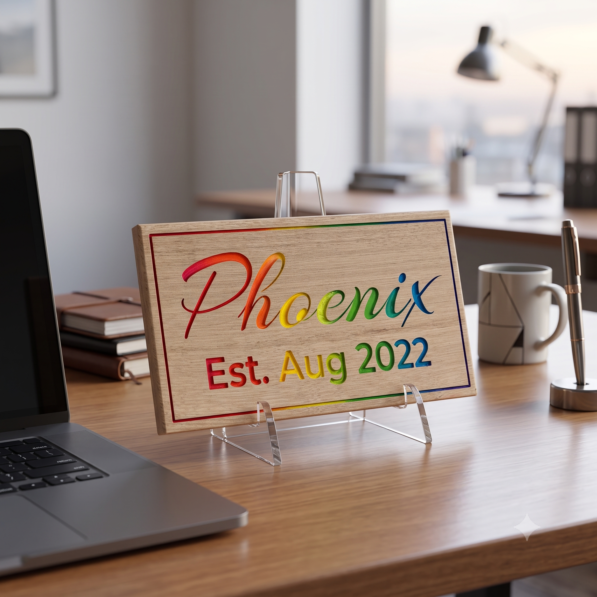 Name Sign - Name + Est Date