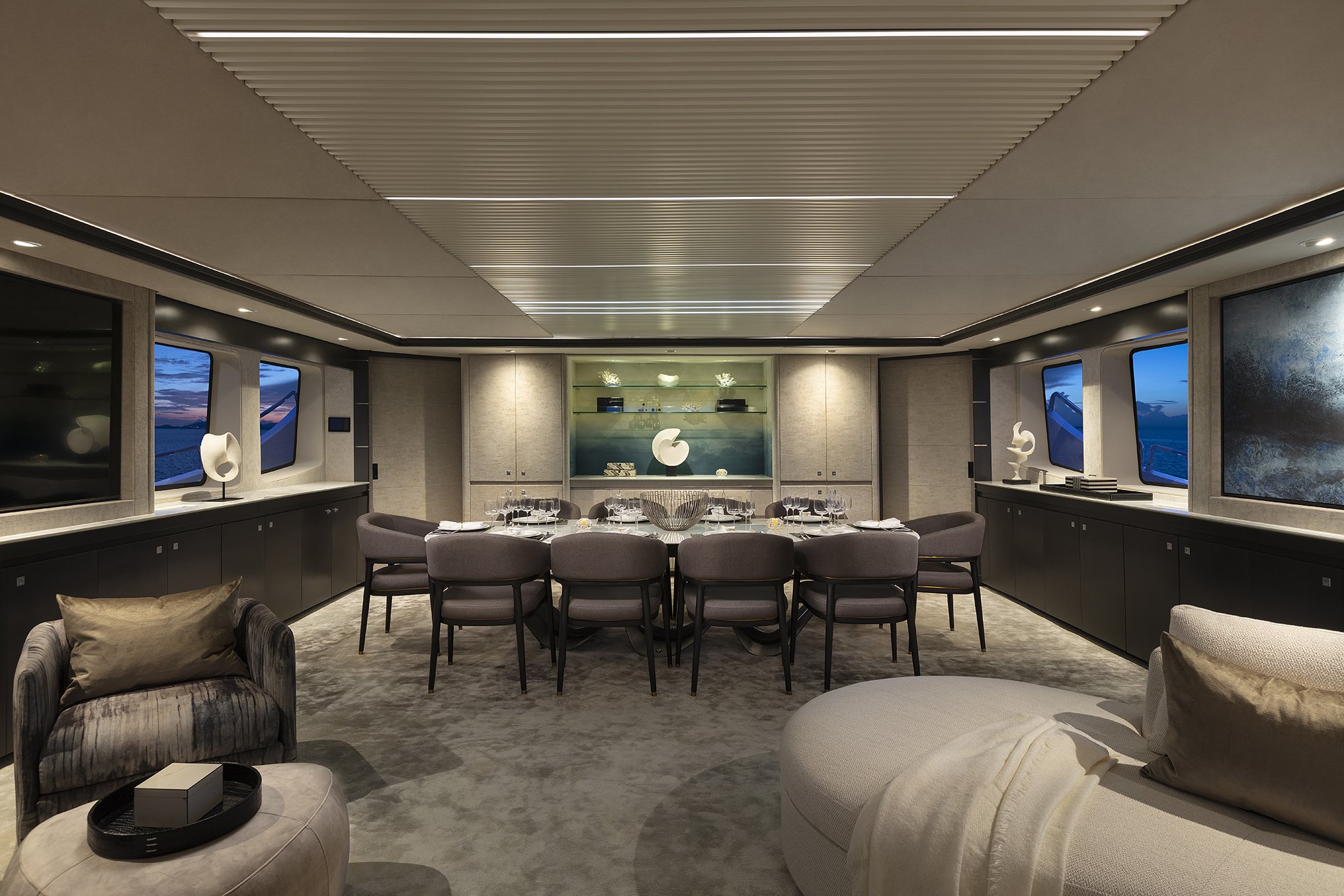 Panakeia Yacht Main Saloon Dining Area.jpg