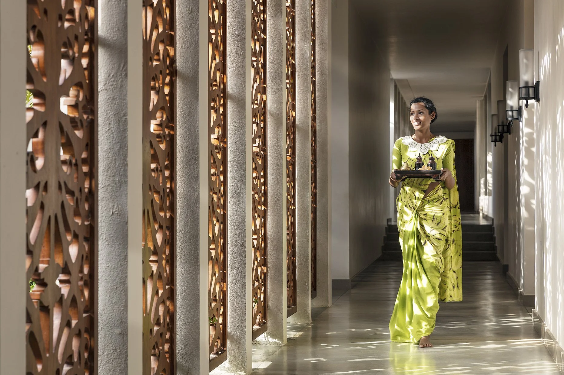 Anantara Tangalle Lifestyle Spa Corridor with Therapist.jpg