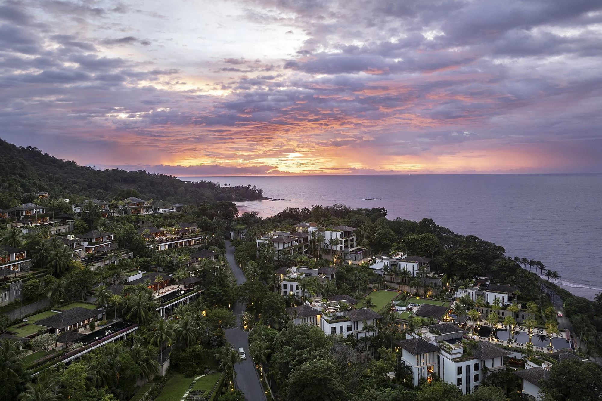 Andara Resort & Villas - Aerial Suites & Villas Sunset.JPG