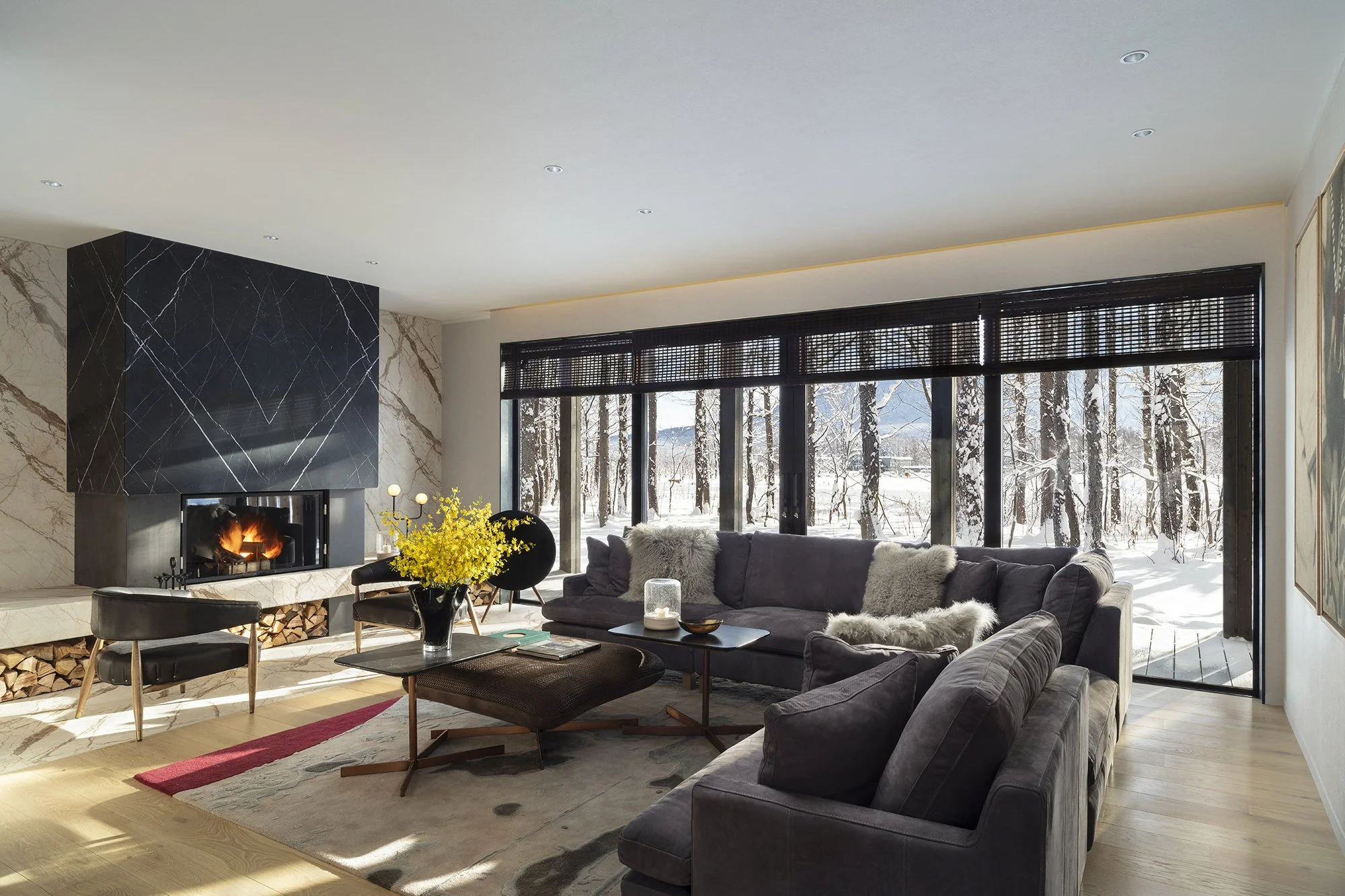 The Pavilions Niseko Keyaki Villa Living Room Angle 2.JPG