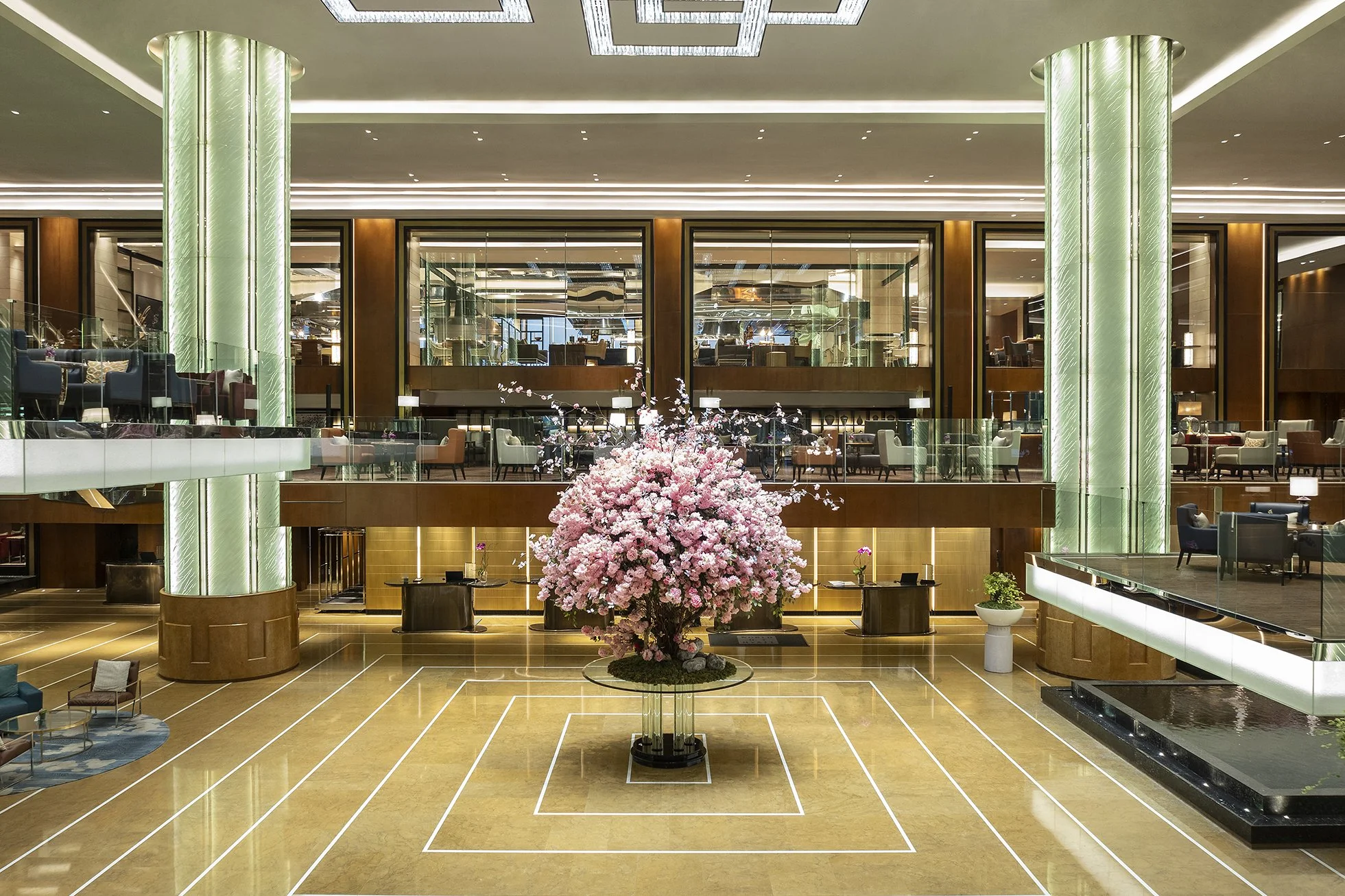 Grand Hyatt Manila - Lobby Aerial 02.jpg