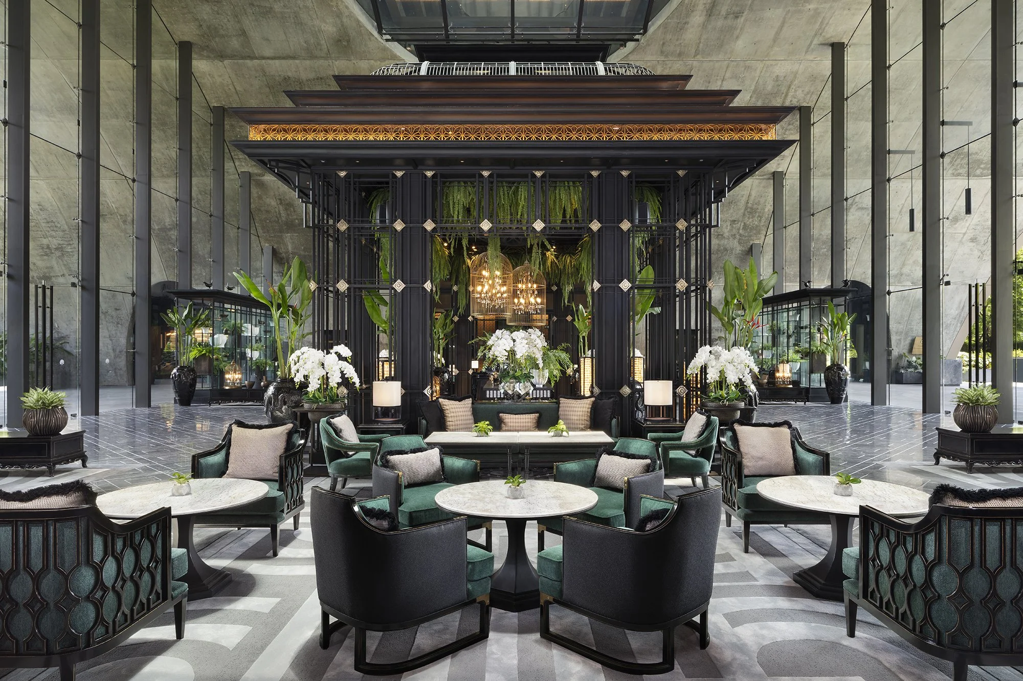 Architectural & Luxury Hospitality — Sindhorn Kempinski Bangkok — Hotel Lobby — Ellsworth/Lim