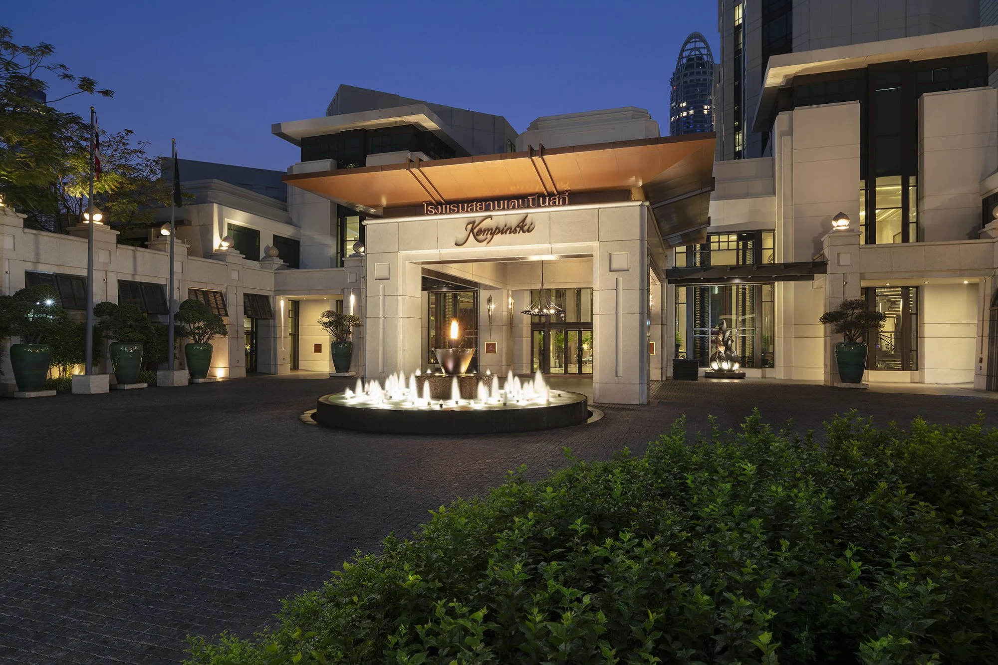 Architectural & Luxury Hospitality — Siam Kempinski Bangkok — Hotel Facade — Ellsworth/Lim