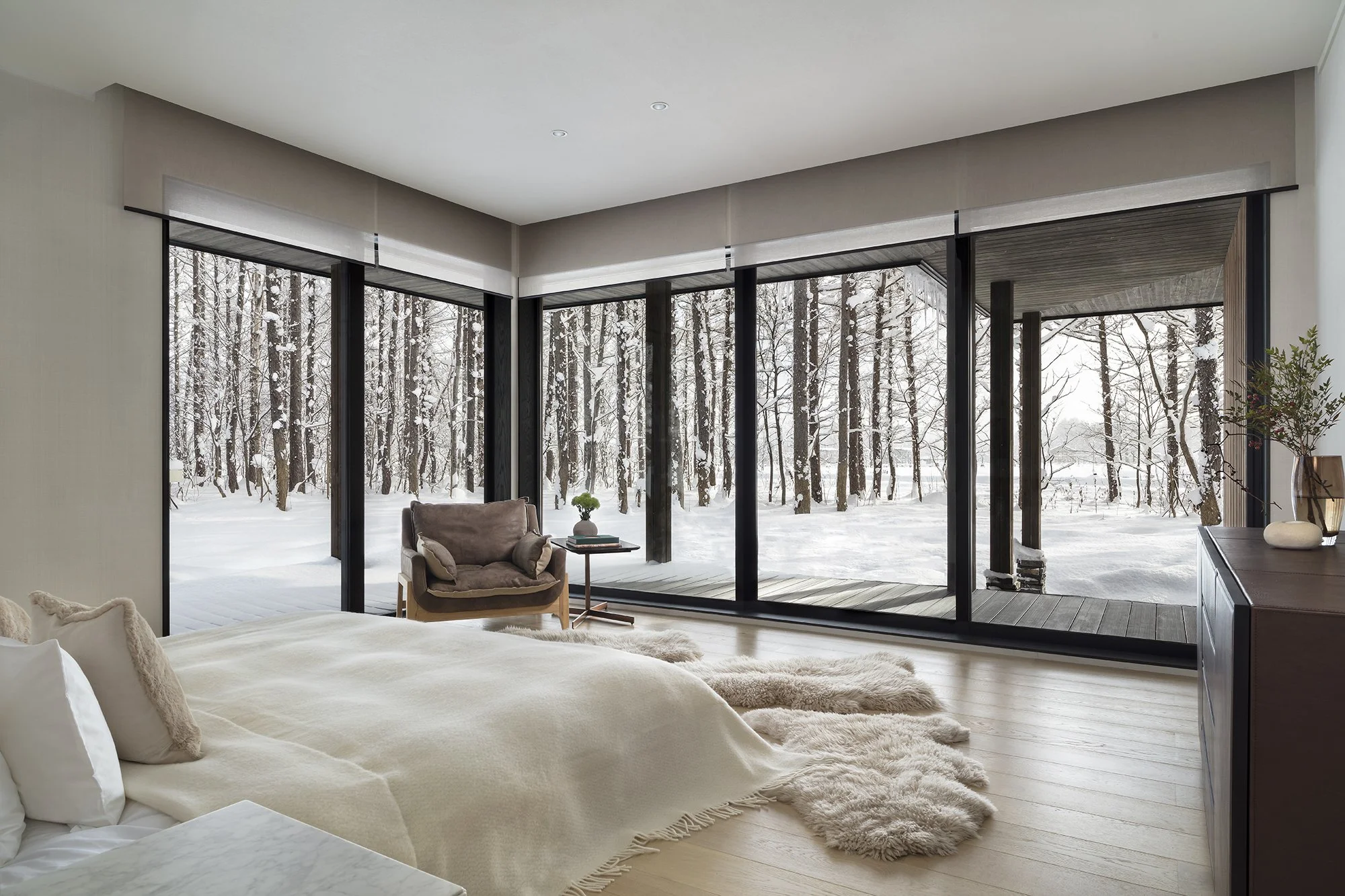 The Pavilions Niseko Keyaki Villa Downstairs Bedroom.JPG