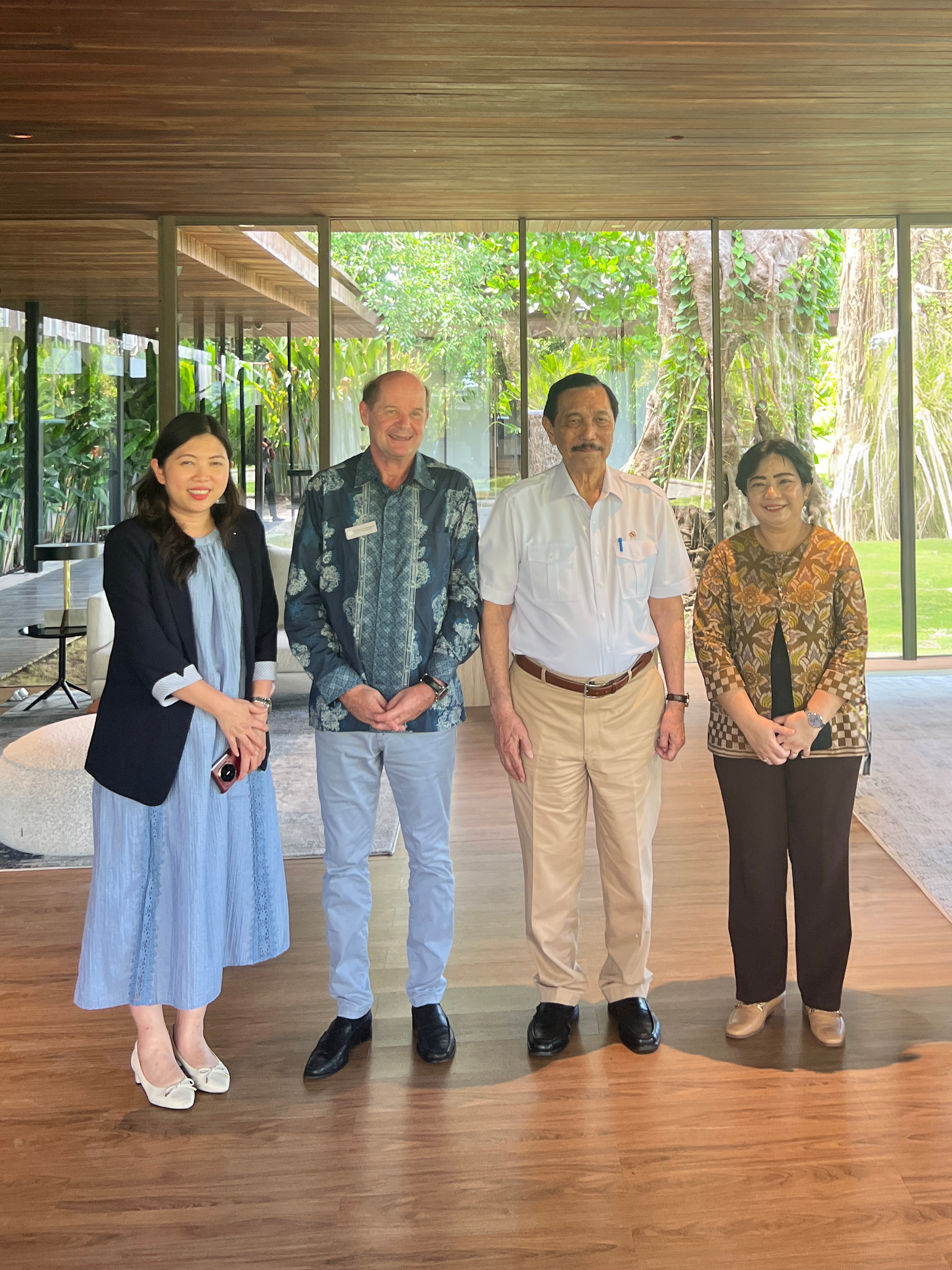 Courtesy Visit of Chairman of the National Economic Council of Indonesia, Bapak Luhut Binsar Pandjaitan