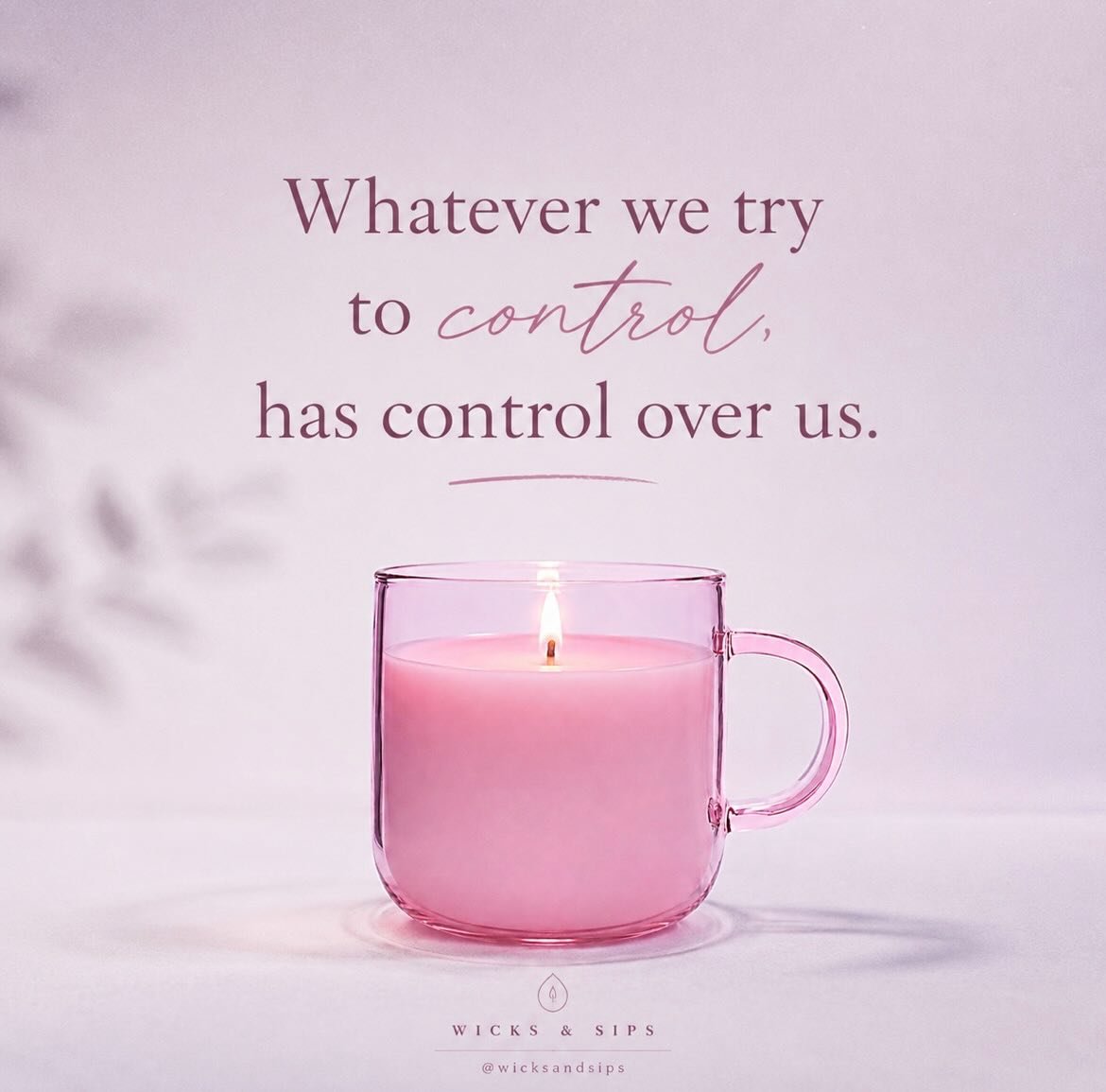 Not everything was meant to be gripped so tightly. What have you been trying to let go of?

#selfcareritual #wicksandsips #slowdown #softliving #pink
