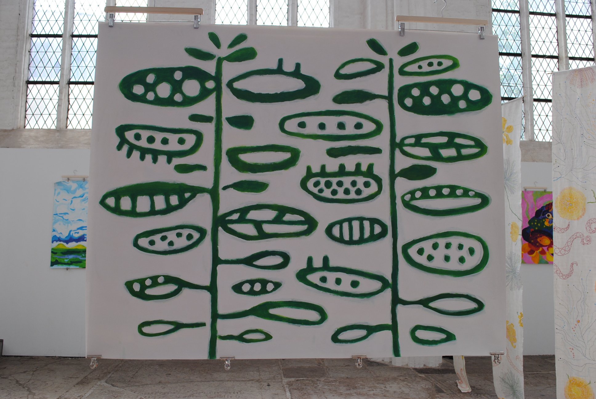 Proppeler 2, ca. 120 x 150 cm, acryl on paper