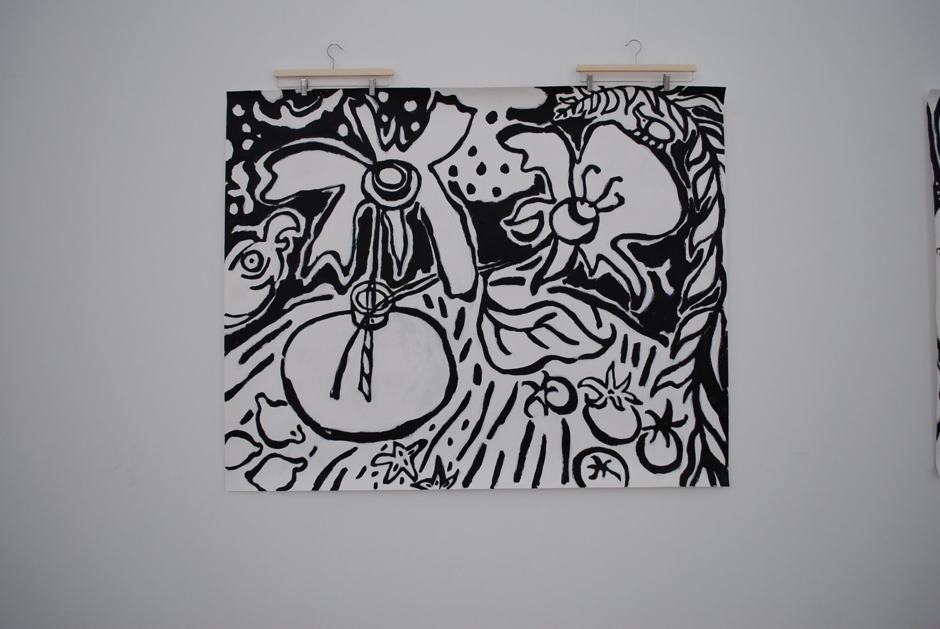 Picknick 3, ca. 120 x 150 cm, acryl on paper