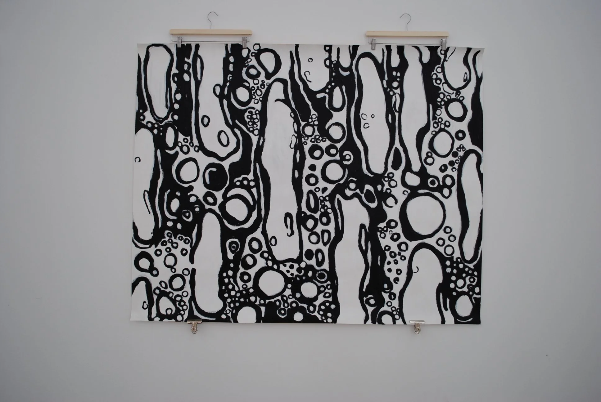 Blubber 1, ca. 120 x 150 cm, acryl on paper