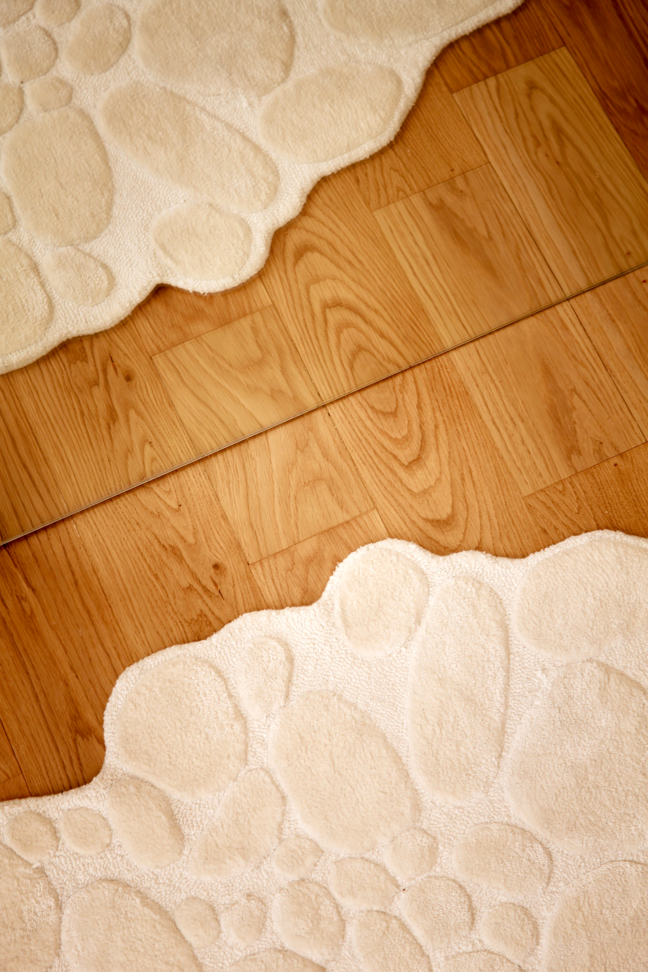 Tapis le galet (Sable et vanille)