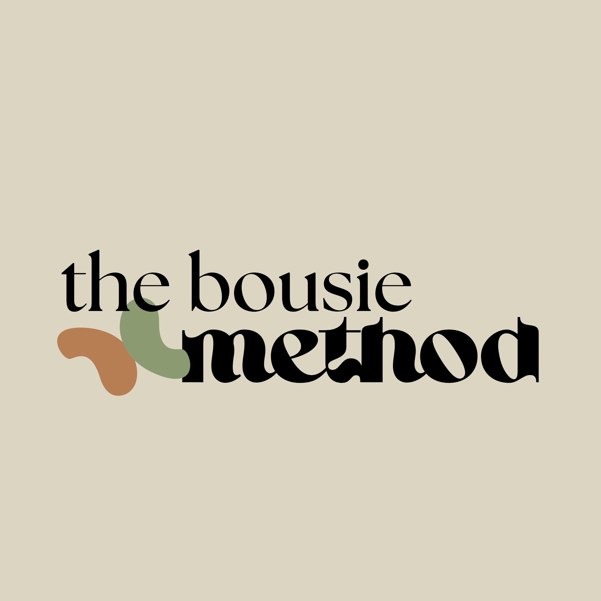 The Bousie Method logo - a symbol of strength and confidence for women over 40
