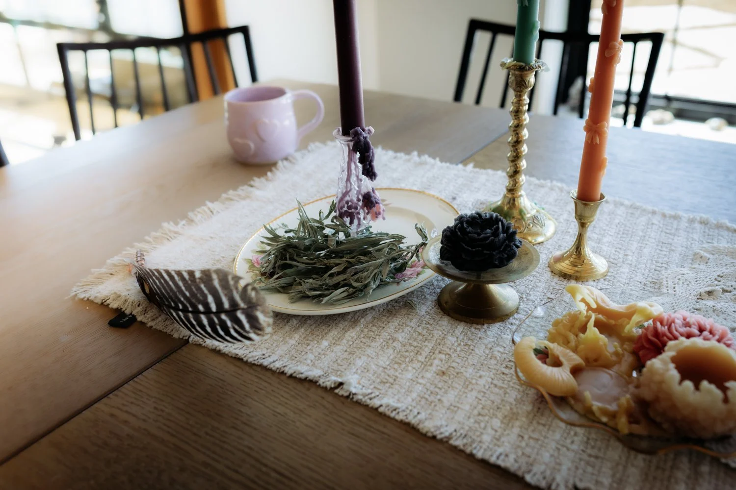 Garden harvests for a handmade swap workshop at Gathered Hearth in Prince Albert