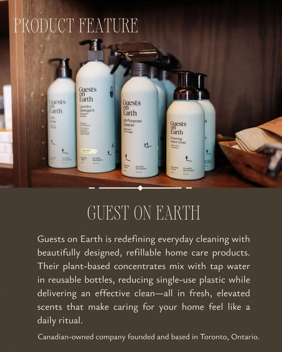 Today we are featuring a product that has caught some attention on our shelves &mdash;

When cleaning with intention, caring for your home becomes a ritual.