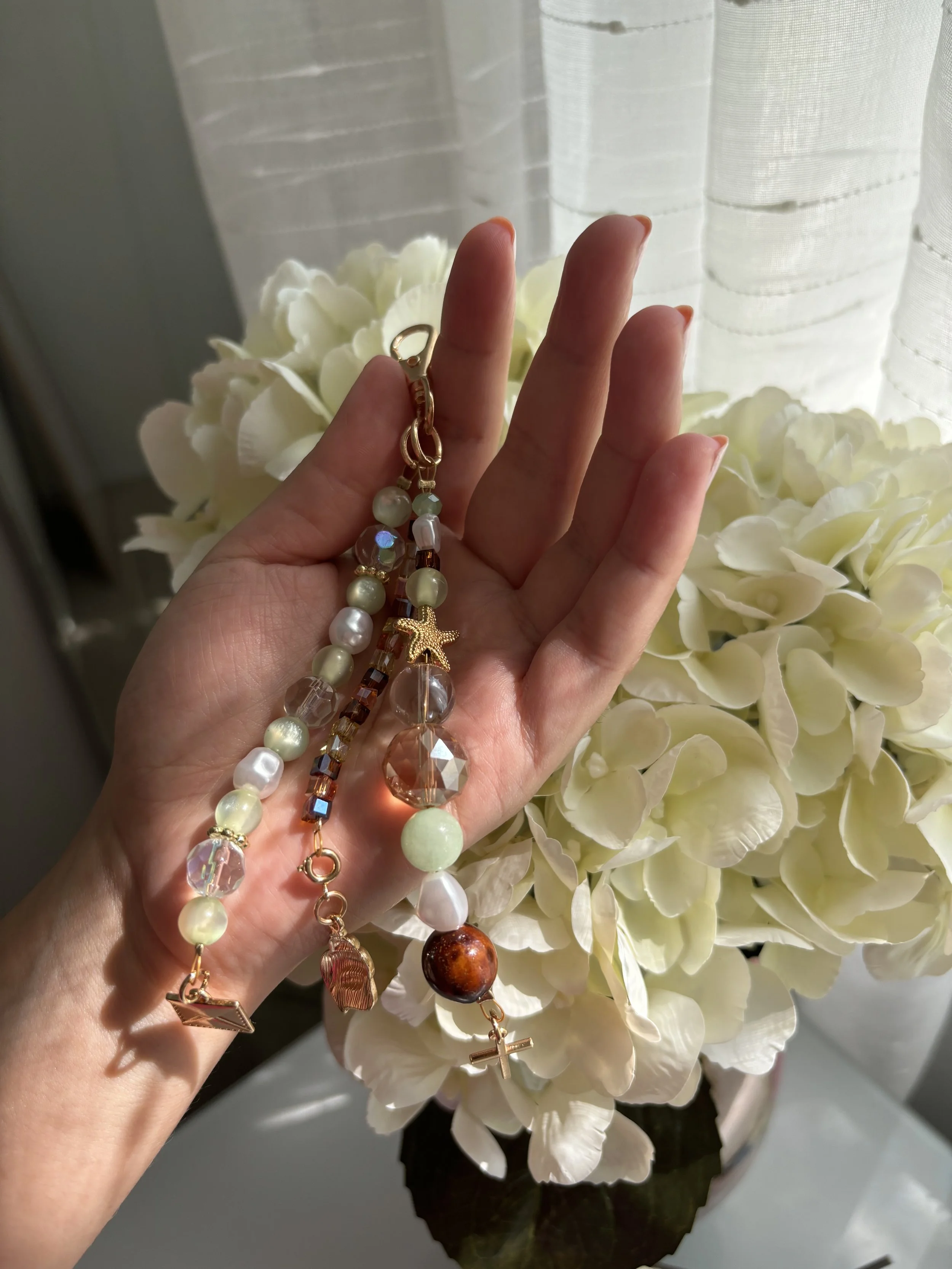 Beaded Charm Keychains