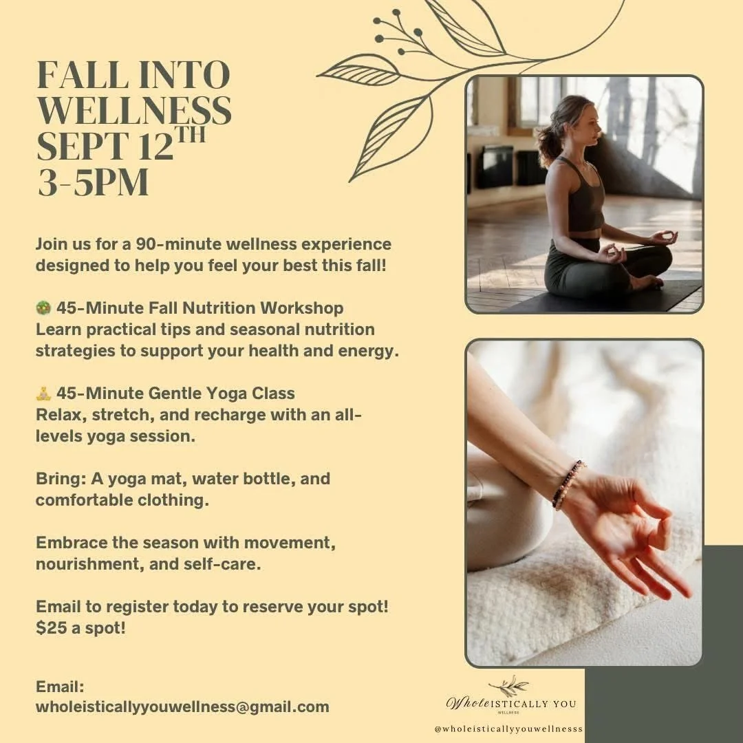 Fall Into Wellness - seasonal nutrition &amp; yoga practice with Sierra