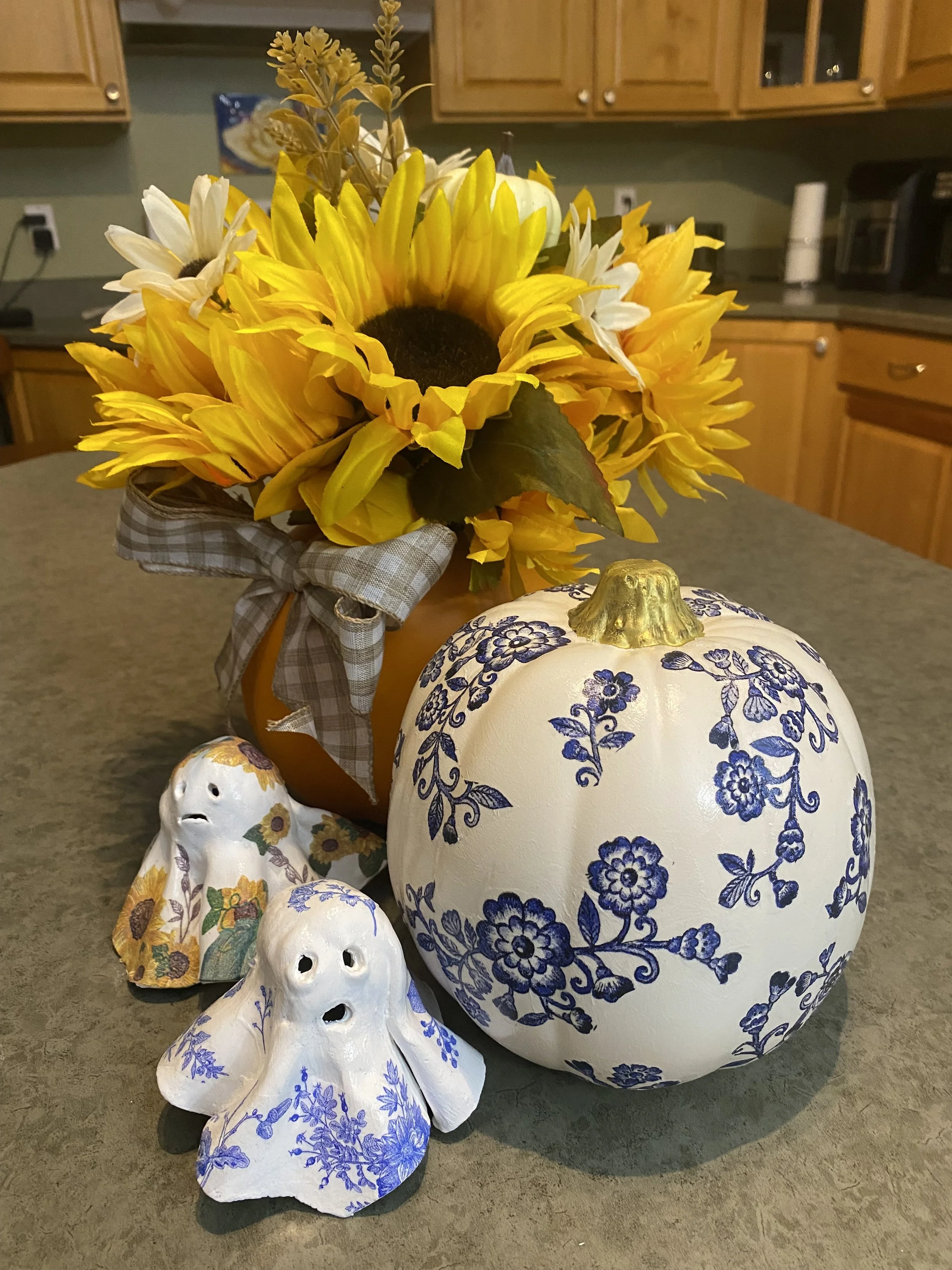 Fall Pumpkin Centrepiece With Teena