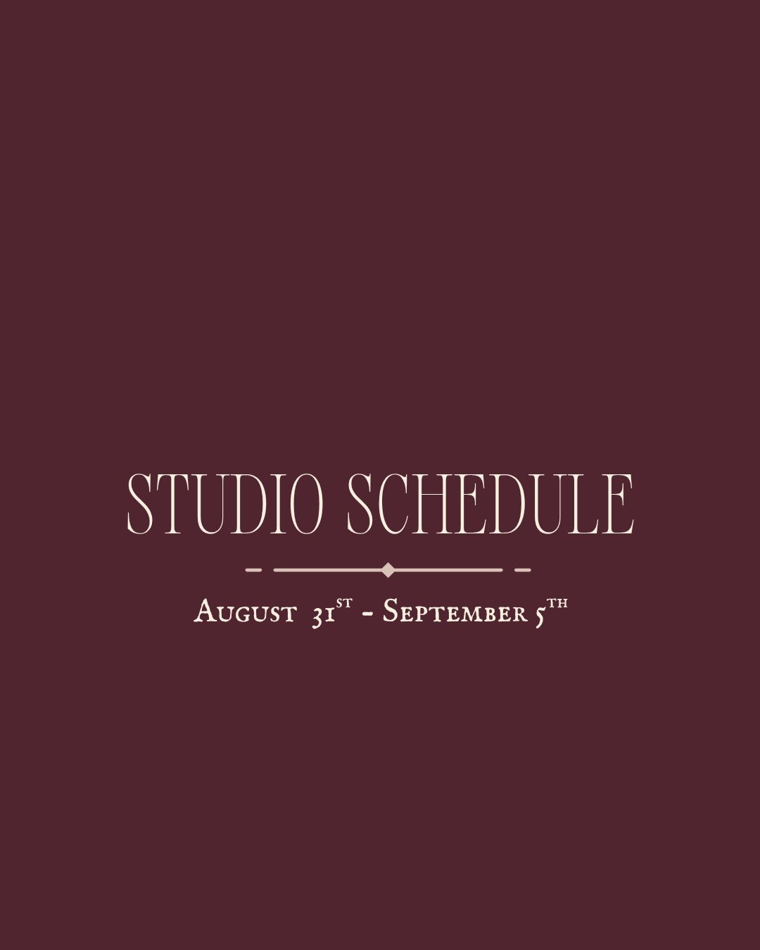 One more day of August to move with us. 🤍

And then, just like that, we step into September &mdash; a new month, new rhythms, and a fresh season of movement within the studio.