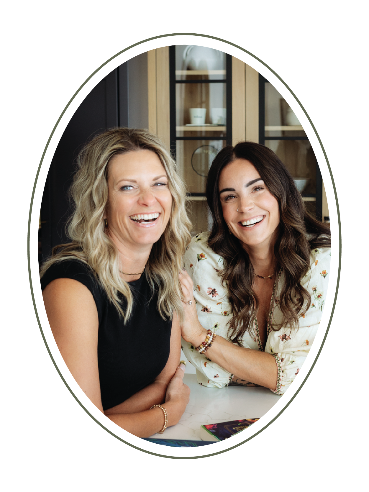 Gathered Hearth founders, Tanya and Jan, smiling together