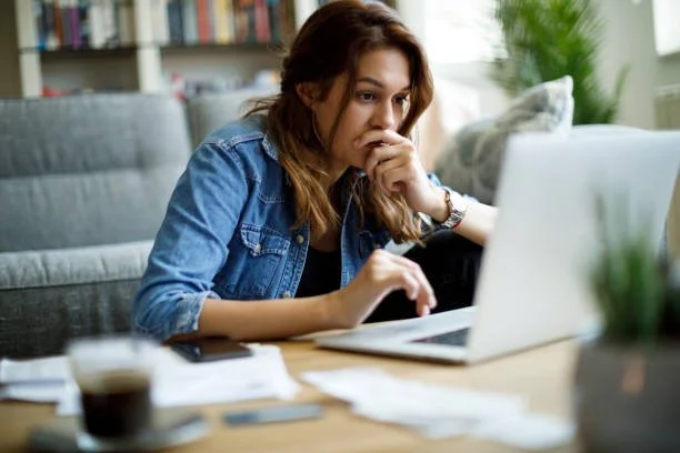 Women working on a laptop
