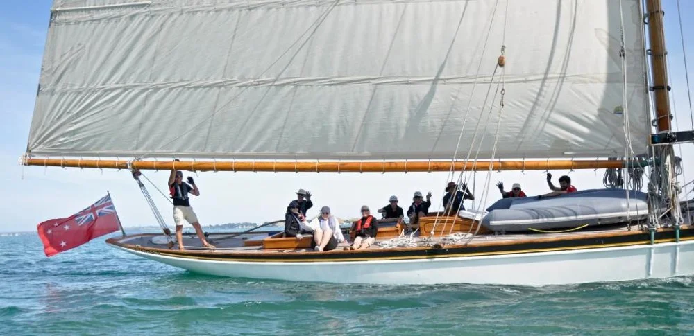 Tony and crew on Thelma.