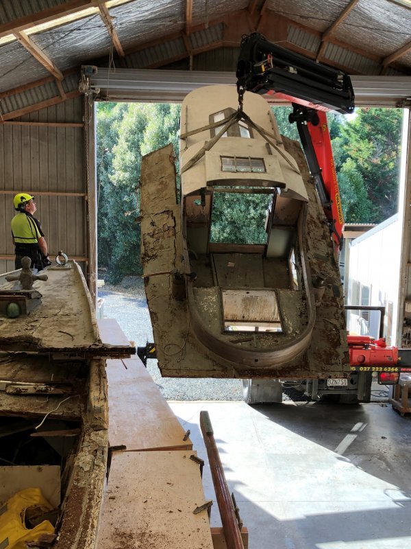 Off with the cabin top.