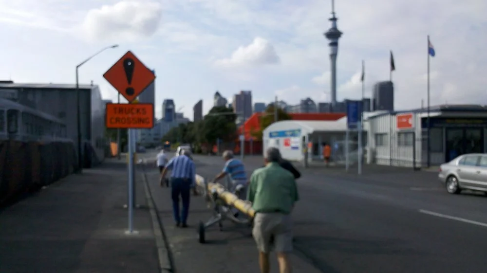 Heading down Packenham Street West.