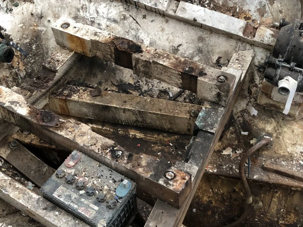 Engine Bed needs some work.