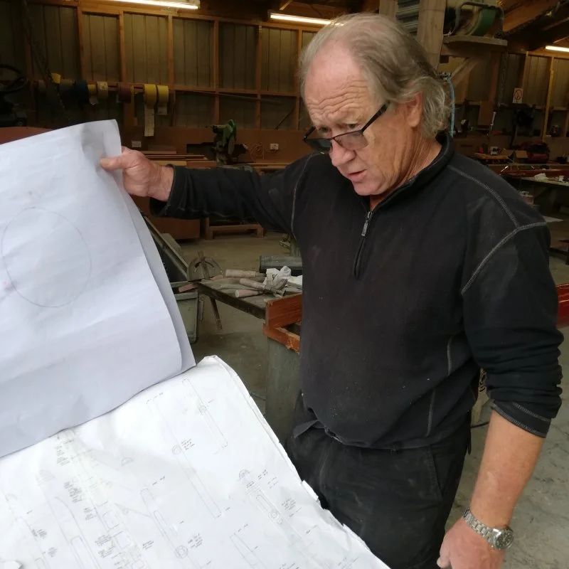 Paul Meyer sharing his rigging plans.