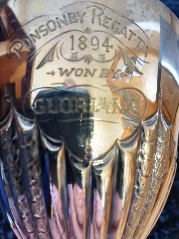 Ponsonby Regatta Cup won by Gloriana 1894.