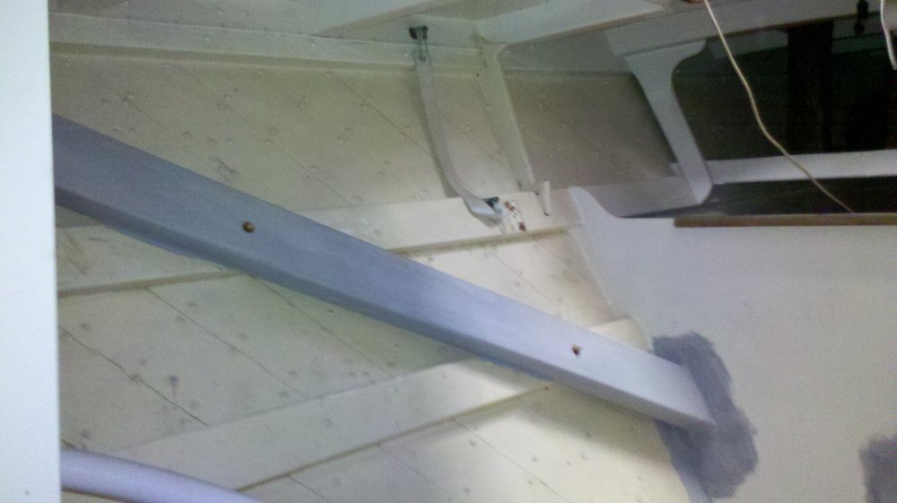 Port bow strengthening.