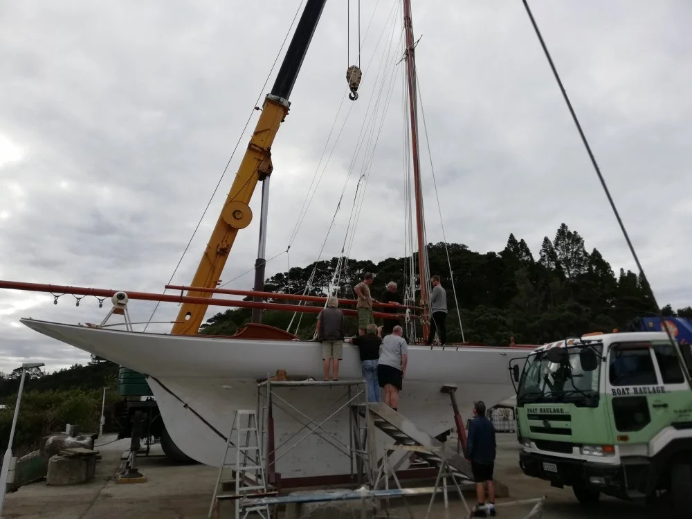 Fitting spars.