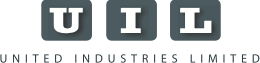Logo of United Industries Limited with the initials 'UIL' in blue and black letters.