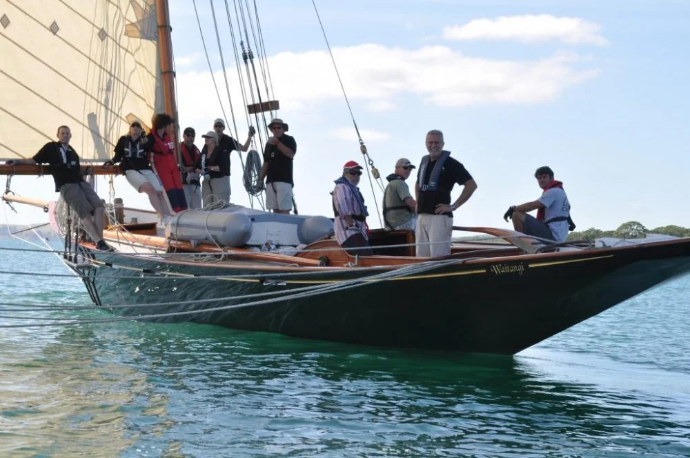 Waitangi crew ready for action.