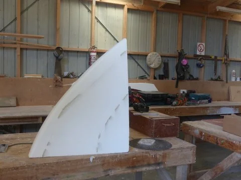 Polystyrene Mould for keel lead.