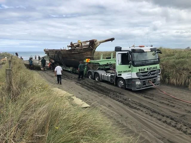 Trucking out.