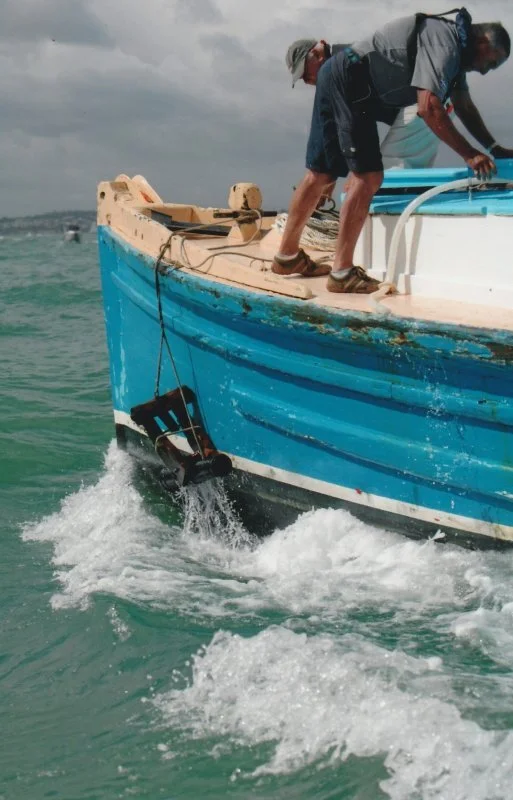 Cannon overboard during the Auckland Anniversary Day Regatta.