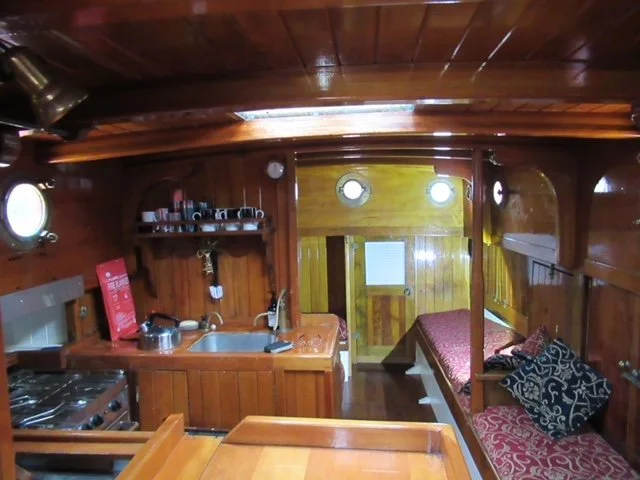 The cargo hold now provides comfortable luxury.