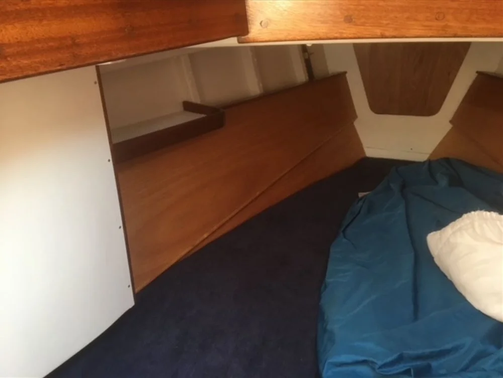 Forward Cabin berth fitted out for comfort.