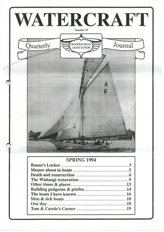 Spring 1994 edition of Watercraft Magazine.