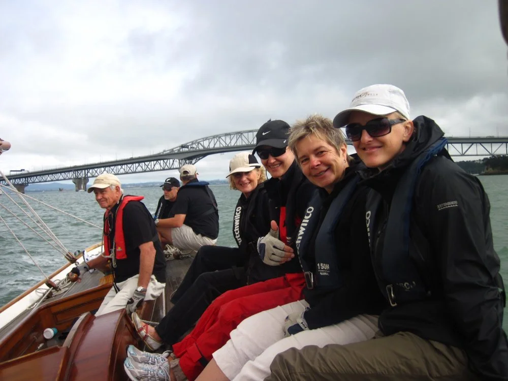 PCC Vintage and Veterans Regatta 2012. Waitangi handicap winner skippered by Gavin McGregor.