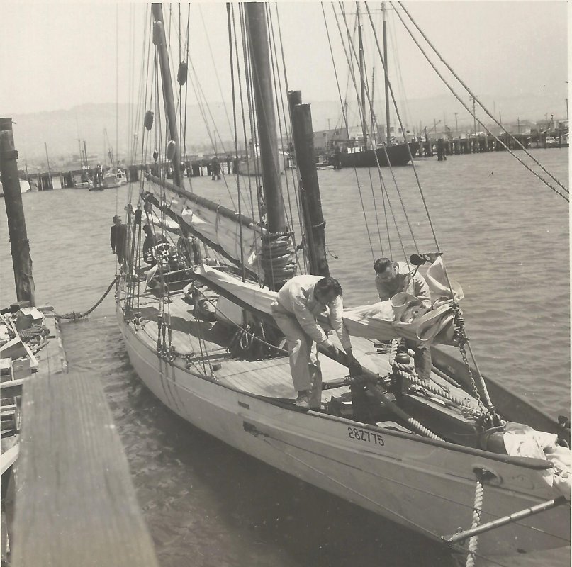 Thelma in San Francisco in the late 50s.