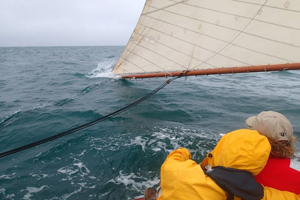 Dipping the boom 42ft out.