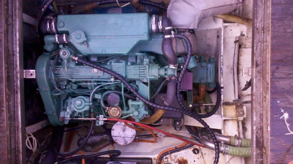 Volvo engine fully serviced by Ovlov Marine Ltd.