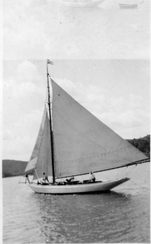 Thelma in Cruising Mode. Photo from Boucher Family Albums