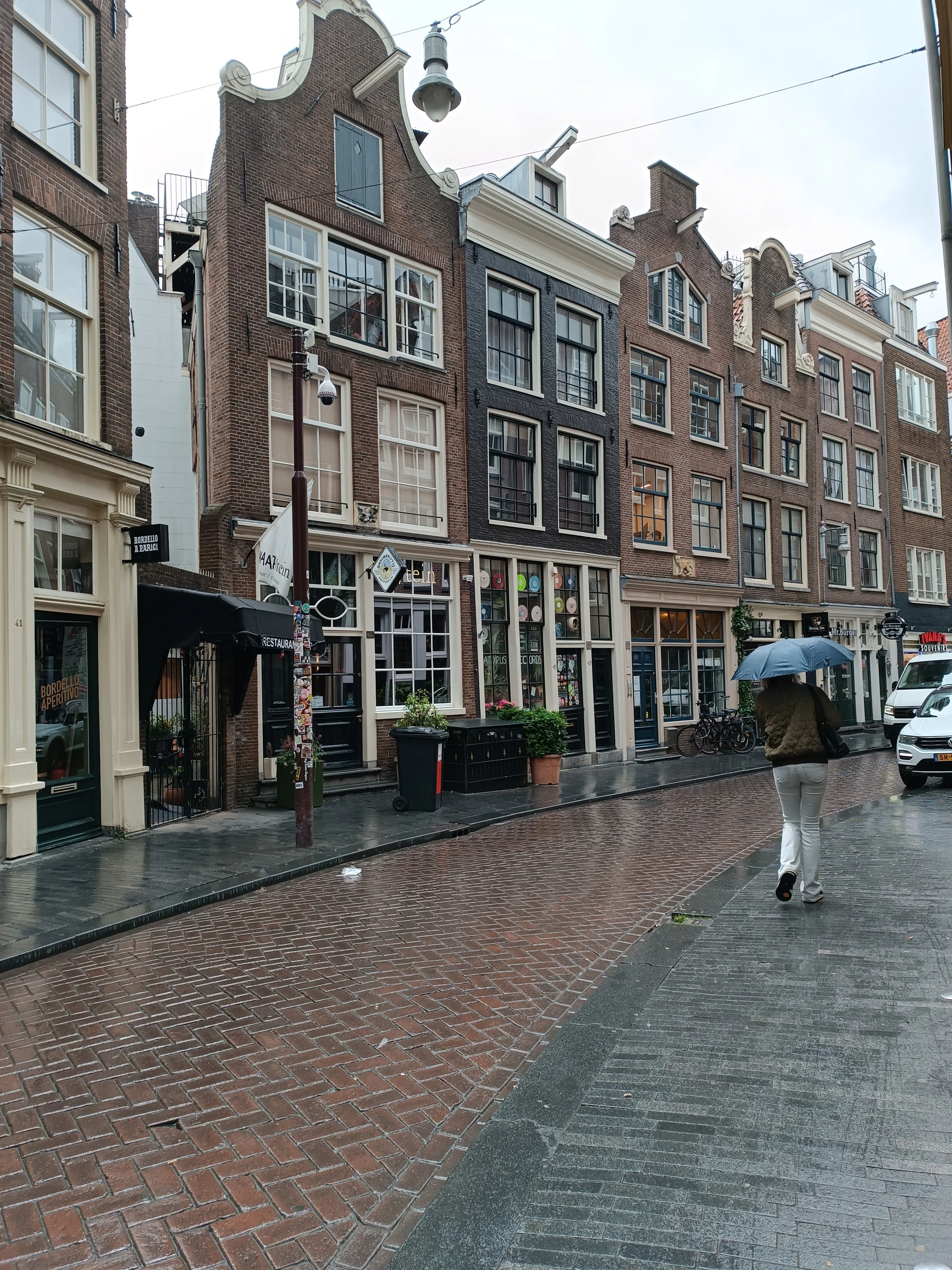 historic city center of Amsterdam