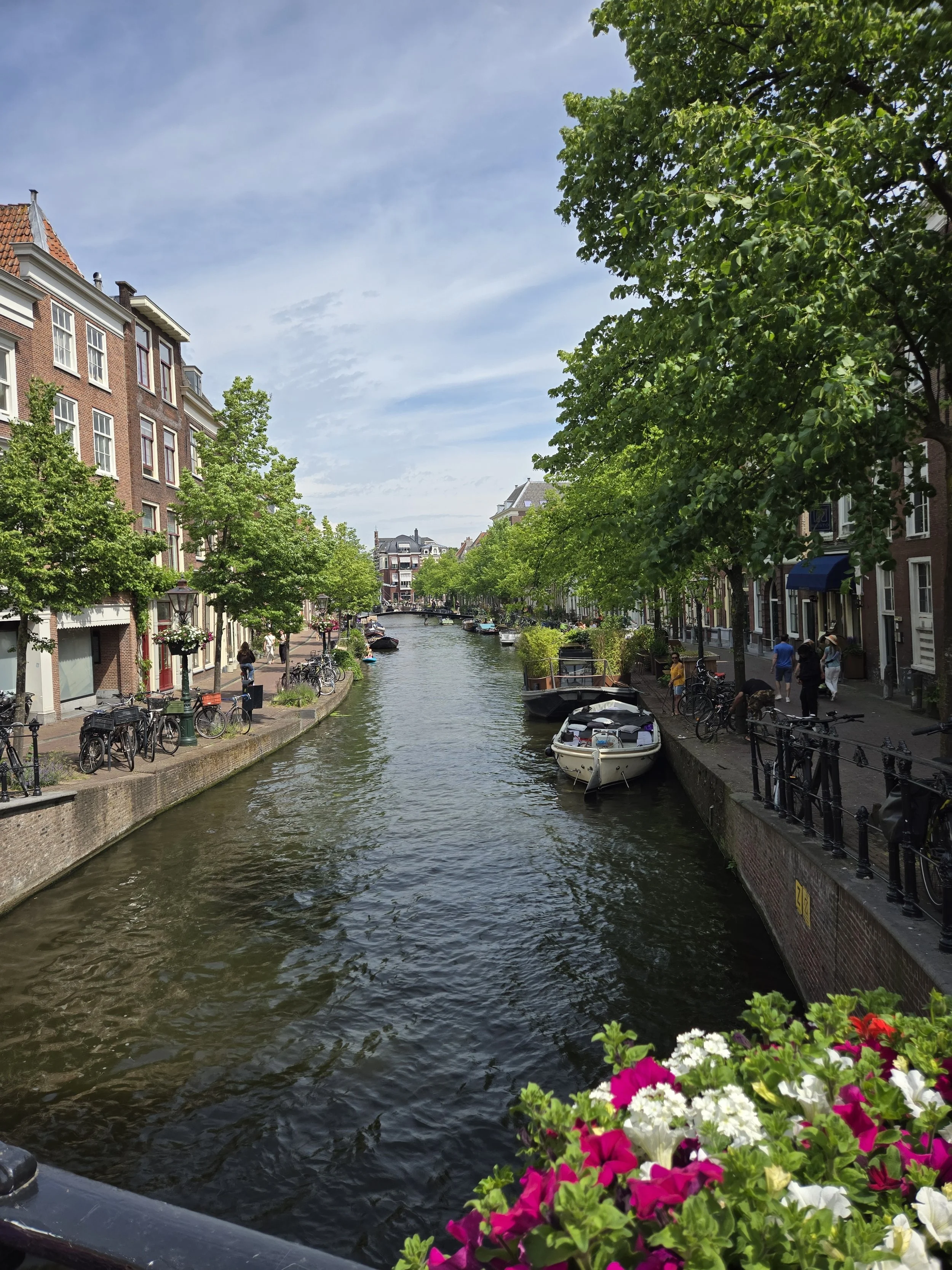 Historic canal in Leiden