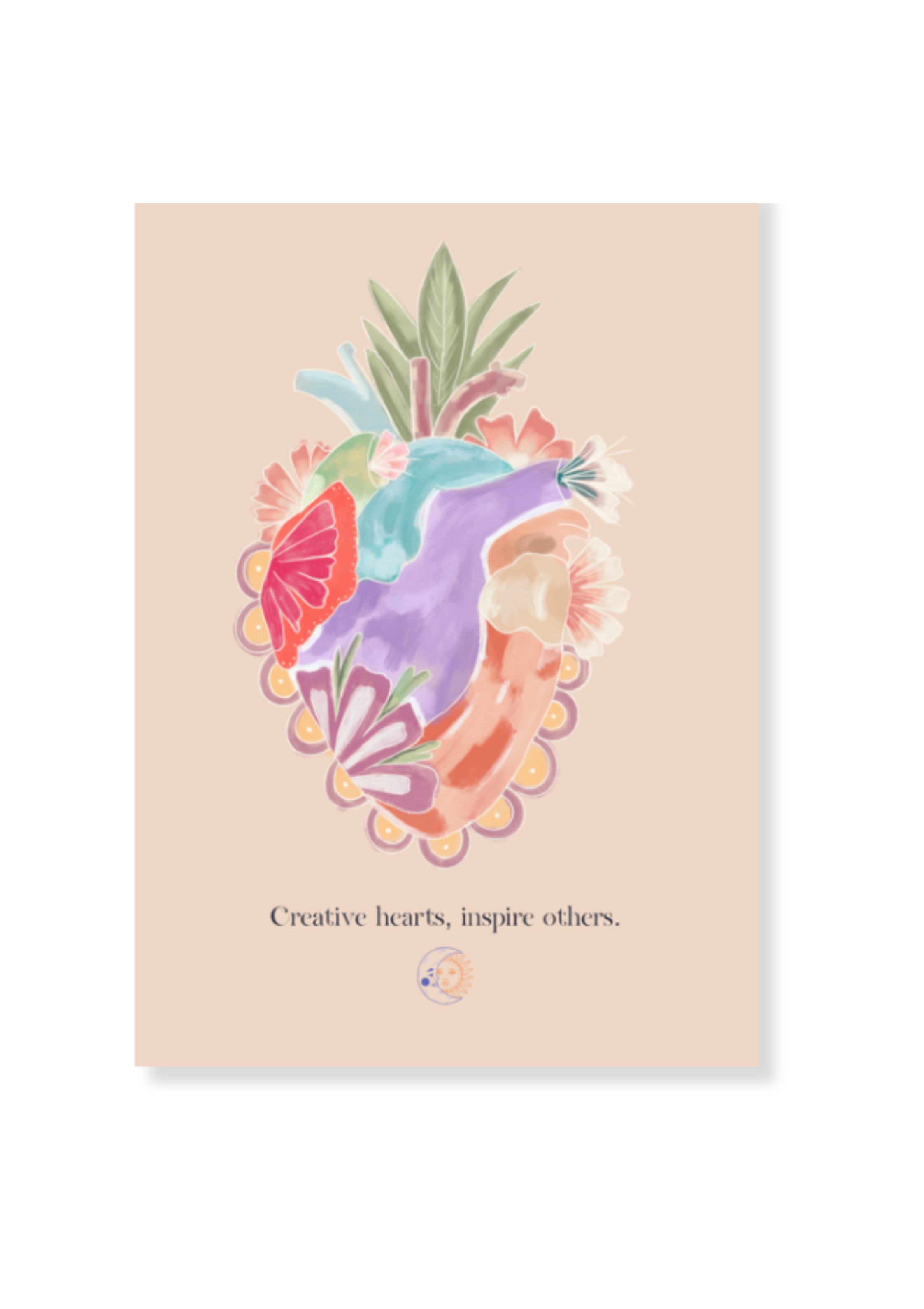 Lámina Corazones Creativos